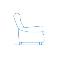 Furniture Recliner Ikea Muren Recliner Sketch Svg Vector, Free Vectors File